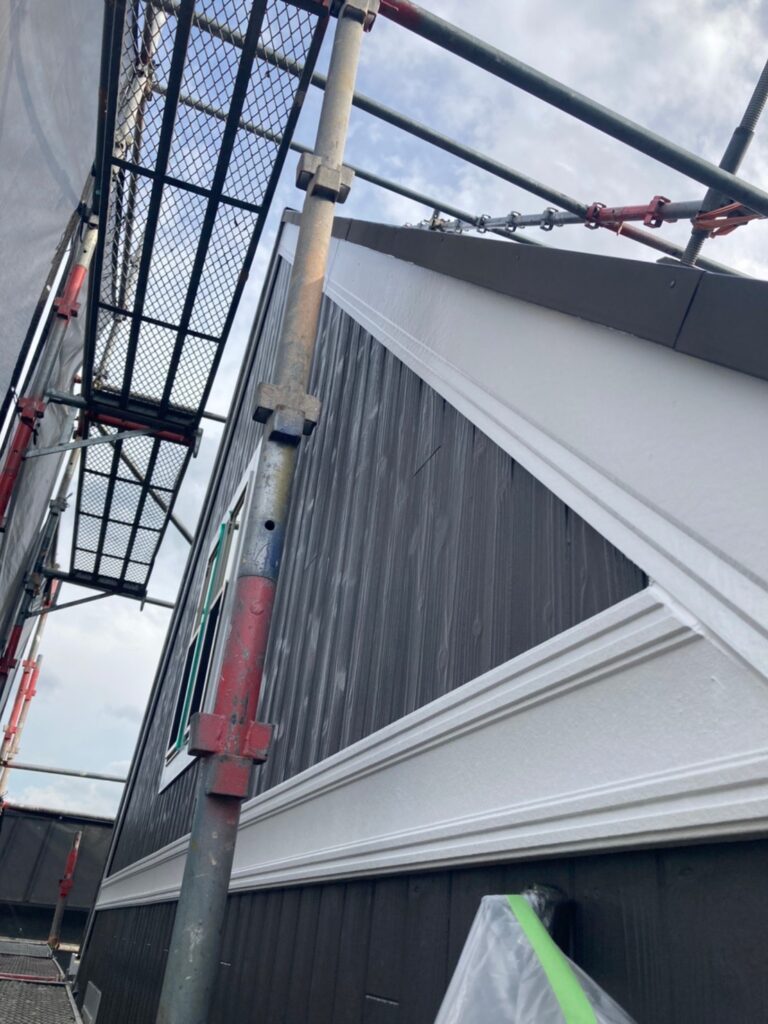 福岡県那珂川市 M様邸【住宅塗装】作業工程:付帯塗装1回目 写真5