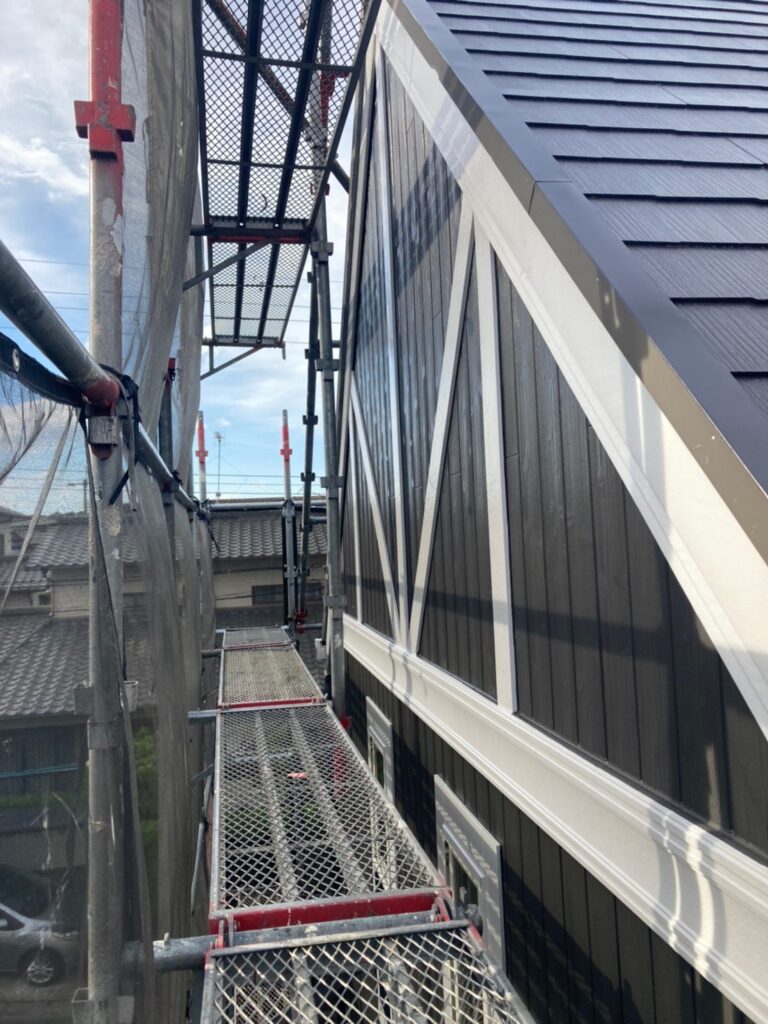 福岡県那珂川市 M様邸【住宅塗装】作業工程:付帯塗装1回目 写真6