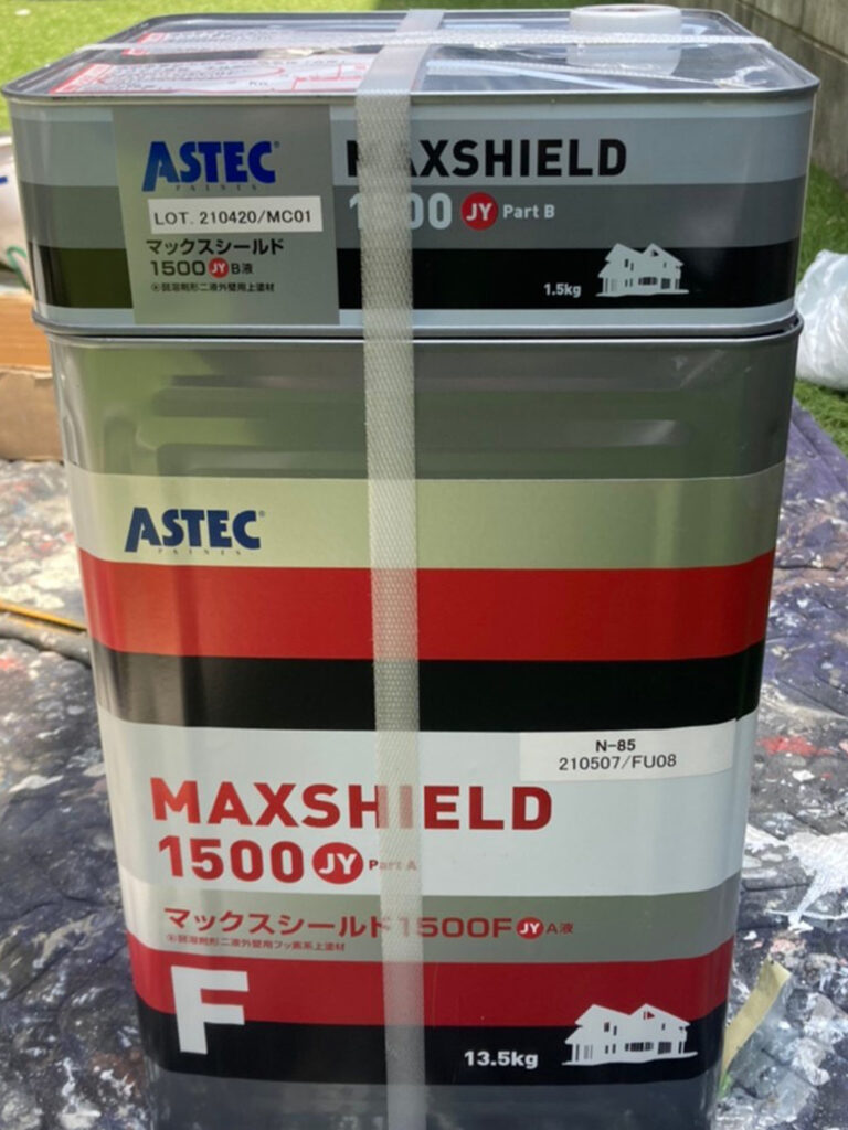 福岡県那珂川市 M様邸【住宅塗装】作業工程:付帯塗装2回目 写真1