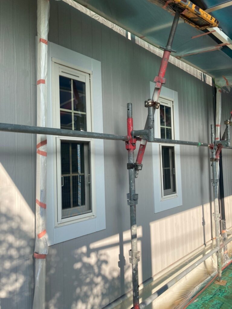 福岡県那珂川市 M様邸【住宅塗装】作業工程:付帯塗装2回目 写真9