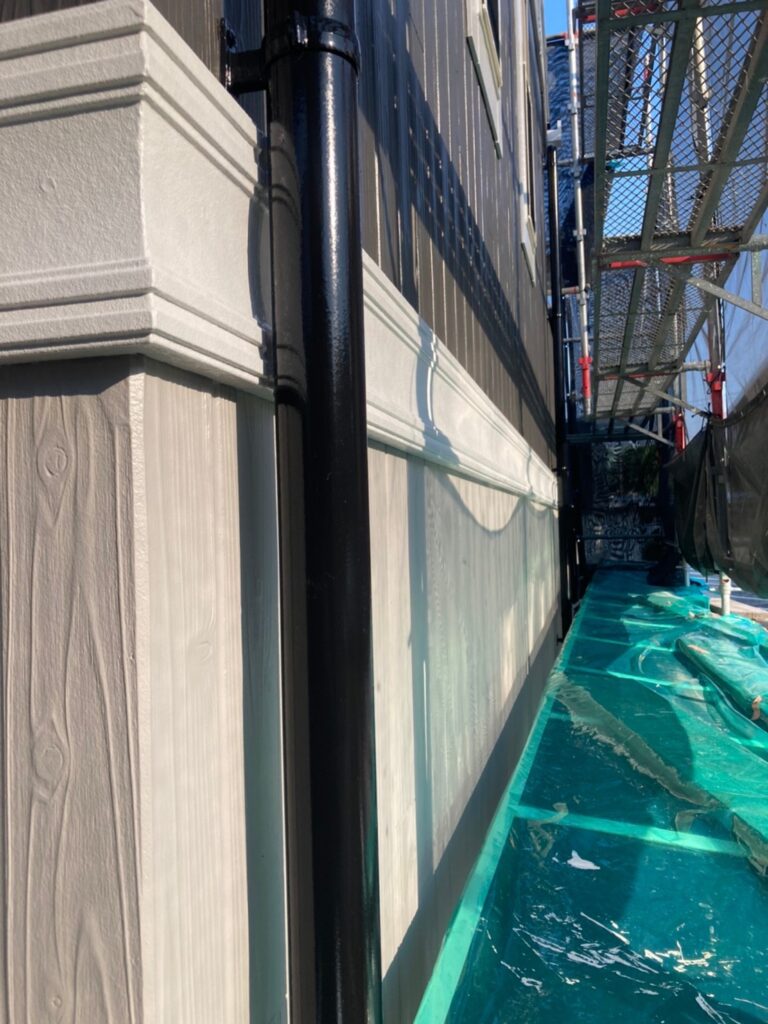 福岡県那珂川市 M様邸【住宅塗装】作業工程:付帯塗装2回目 写真11