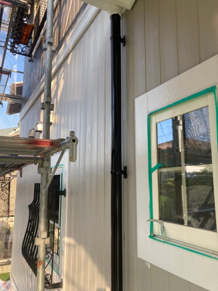 福岡県那珂川市 M様邸【住宅塗装】作業工程:付帯塗装2回目 写真12