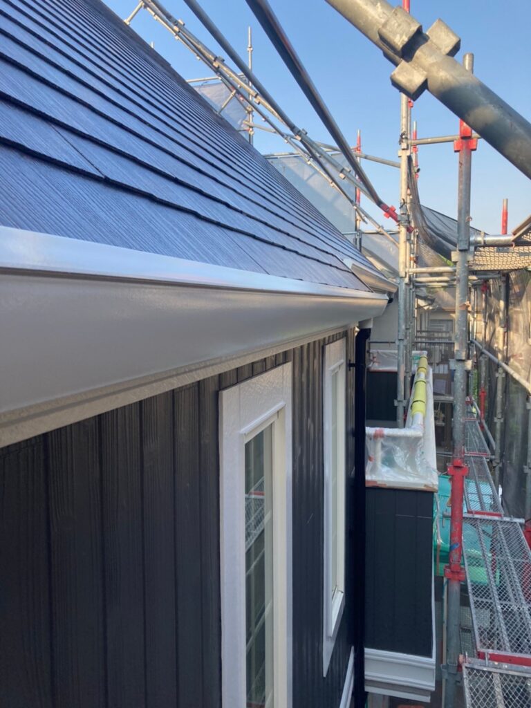 福岡県那珂川市 M様邸【住宅塗装】作業工程:付帯塗装2回目 写真13