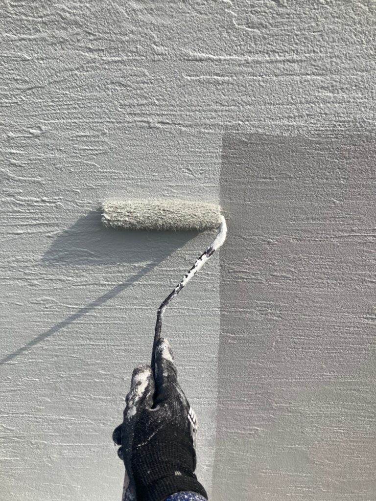 福岡県那珂川市 M様邸【住宅塗装】作業工程:塀塗装 写真6