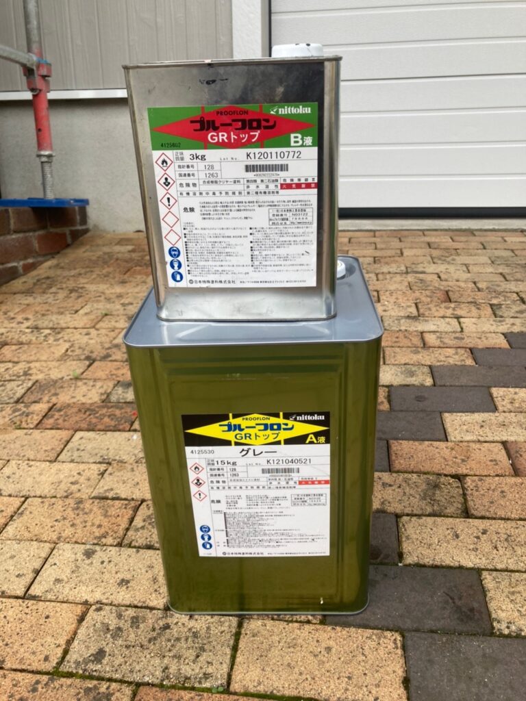 福岡県那珂川市 M様邸【住宅塗装】作業工程:ベランダ防水塗装 写真3