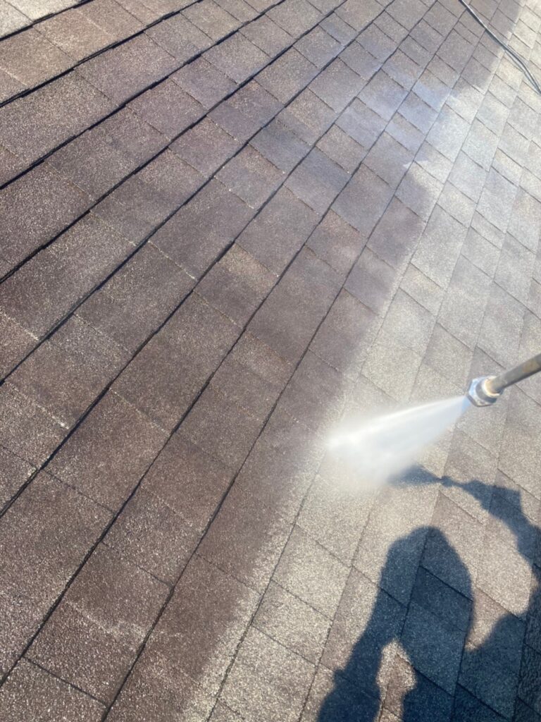 福岡県飯塚市 O様邸【住宅塗装】作業工程:高圧洗浄 写真1