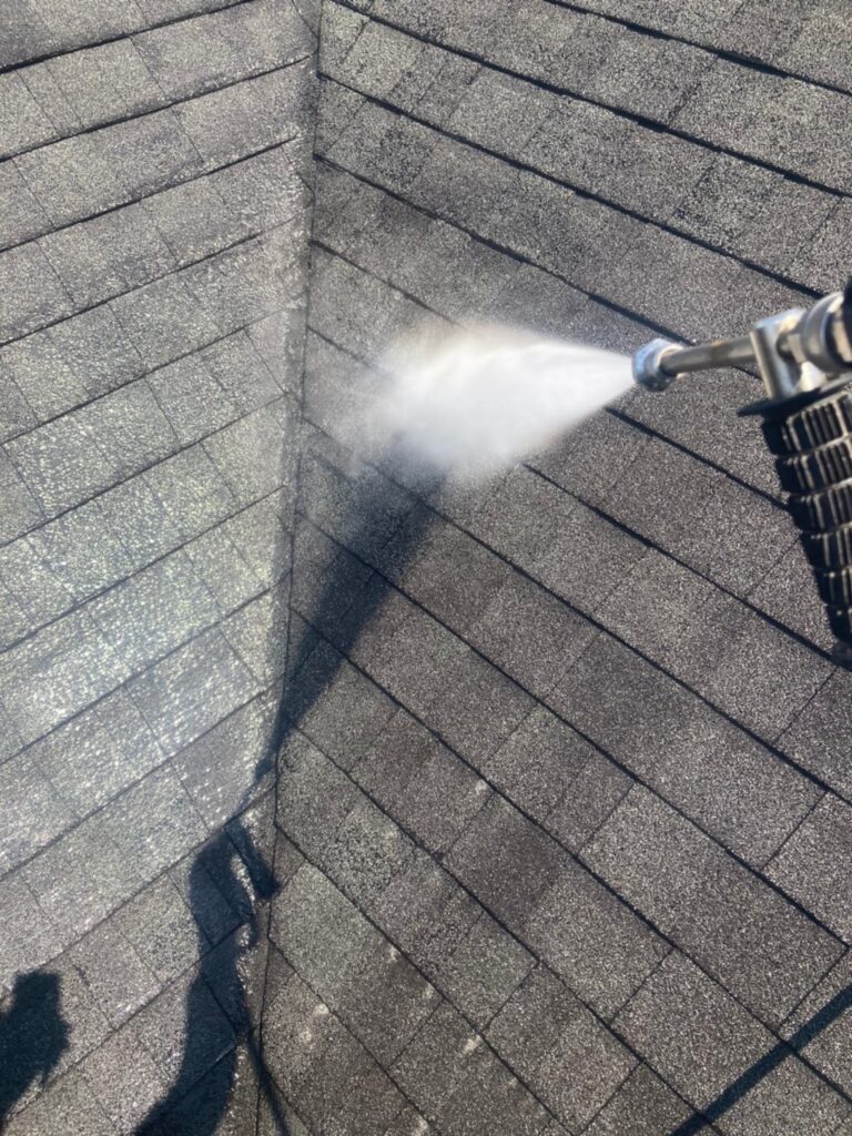 福岡県飯塚市 O様邸【住宅塗装】作業工程:高圧洗浄 写真2