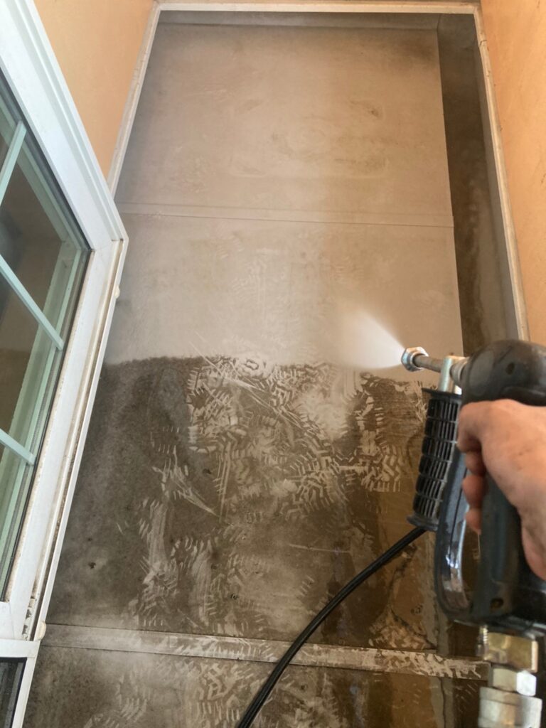 福岡県飯塚市 O様邸【住宅塗装】作業工程:高圧洗浄 写真5