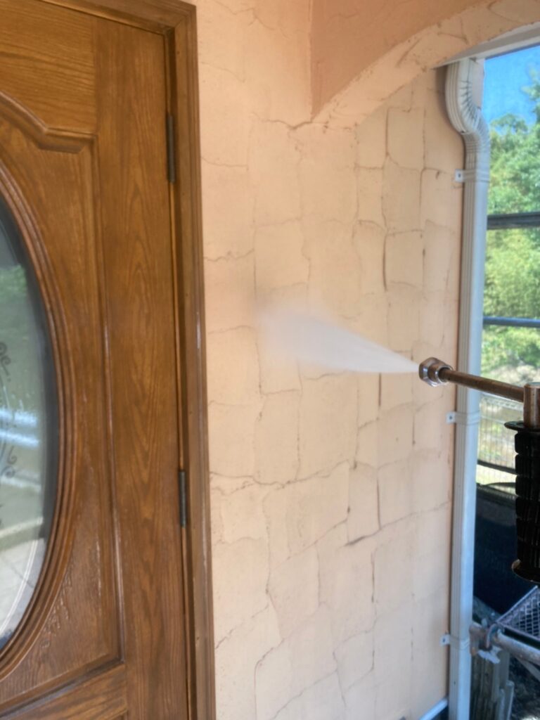 福岡県飯塚市 O様邸【住宅塗装】作業工程:高圧洗浄 写真8