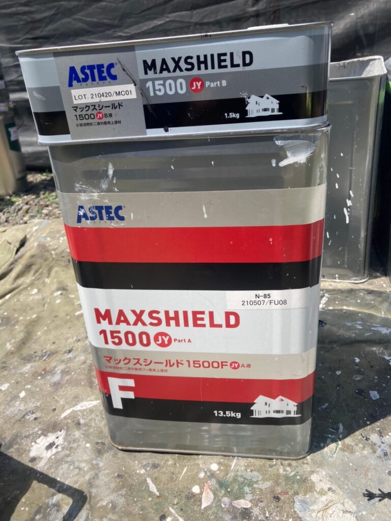 福岡県飯塚市 O様邸【住宅塗装】作業工程:付帯塗装① 写真1