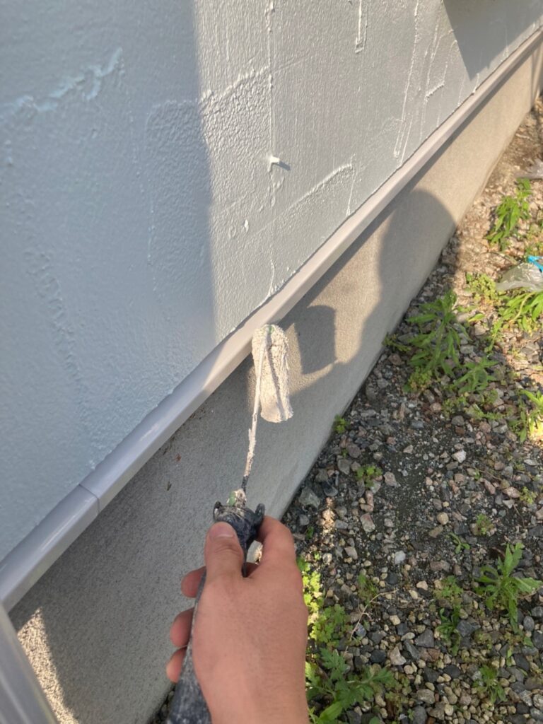 福岡県飯塚市 O様邸【住宅塗装】作業工程:付帯塗装① 写真5