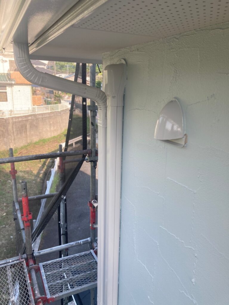 福岡県飯塚市 O様邸【住宅塗装】作業工程:付帯塗装① 写真11