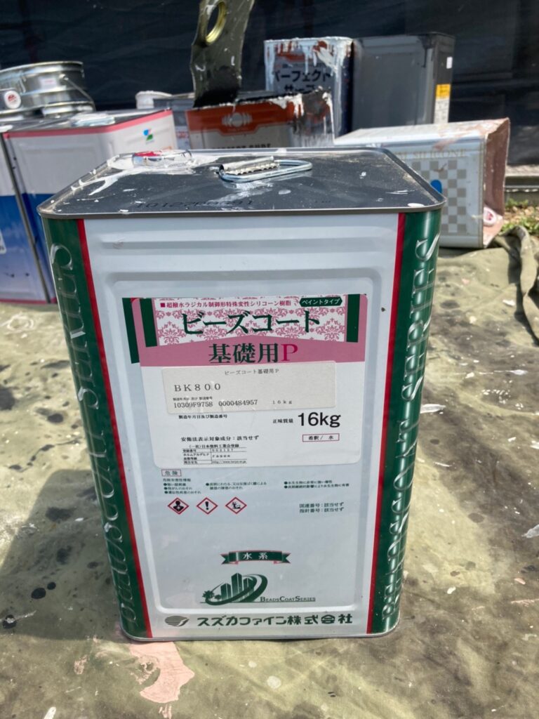 福岡県飯塚市 O様邸【住宅塗装】作業工程:基礎巾木塗装・タッチアップ・清掃 写真3