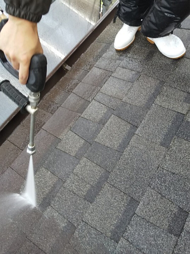 福岡県太宰府市 J様邸【住宅塗装】作業工程:高圧洗浄 写真2