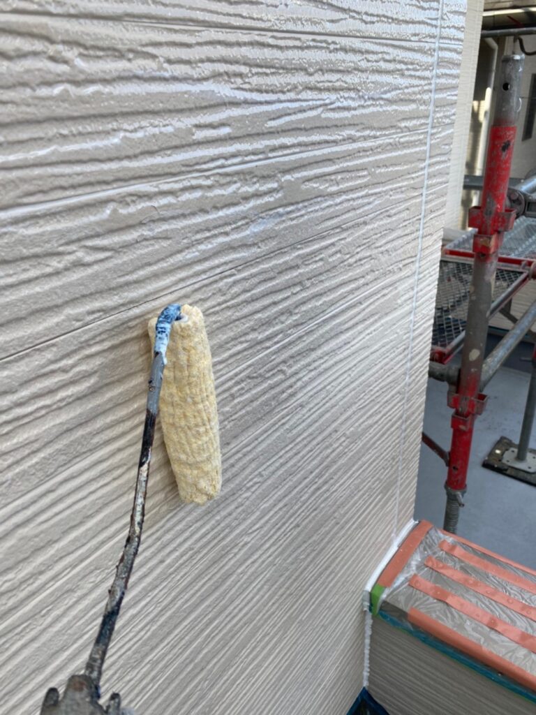 福岡県太宰府市 J様邸【住宅塗装】作業工程:外壁塗装 写真4