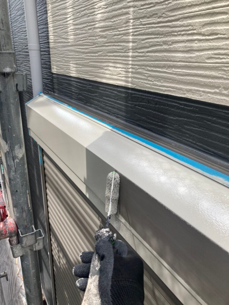 福岡県太宰府市 J様邸【住宅塗装】作業工程:付帯塗装 写真6