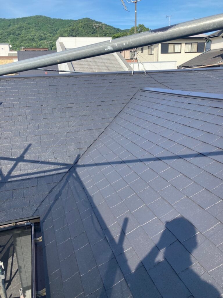 福岡県太宰府市 J様邸【住宅塗装】作業工程:屋根塗装 上塗り 写真21