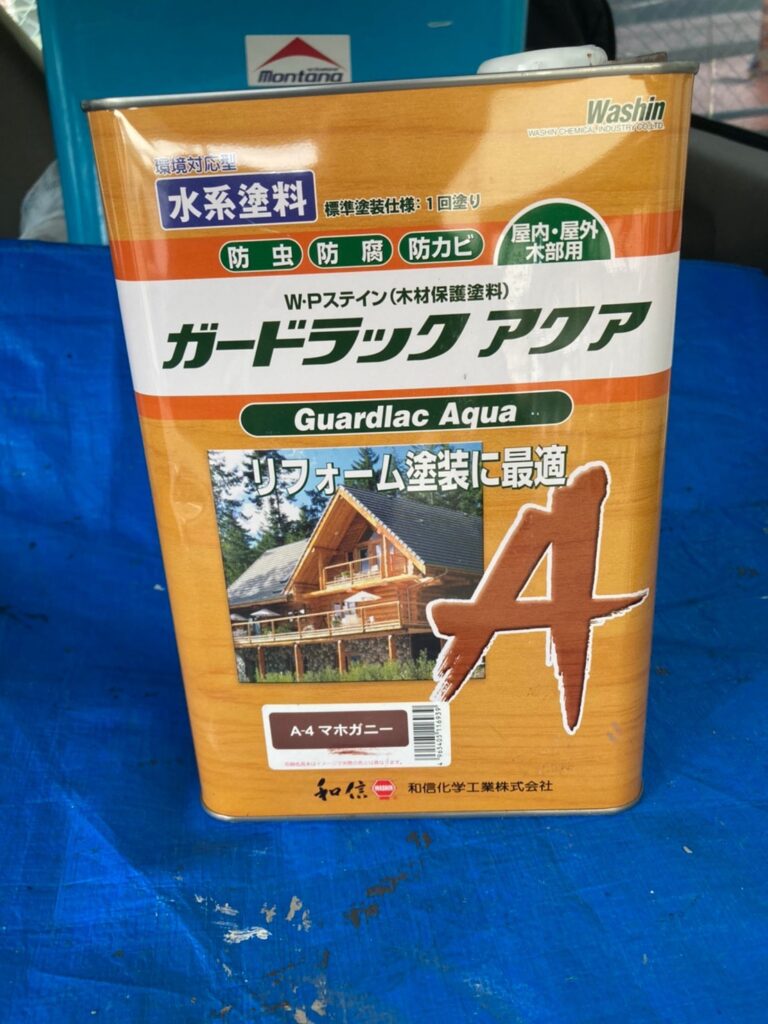 福岡県太宰府市 J様邸【住宅塗装】作業工程:木部塗装 写真1