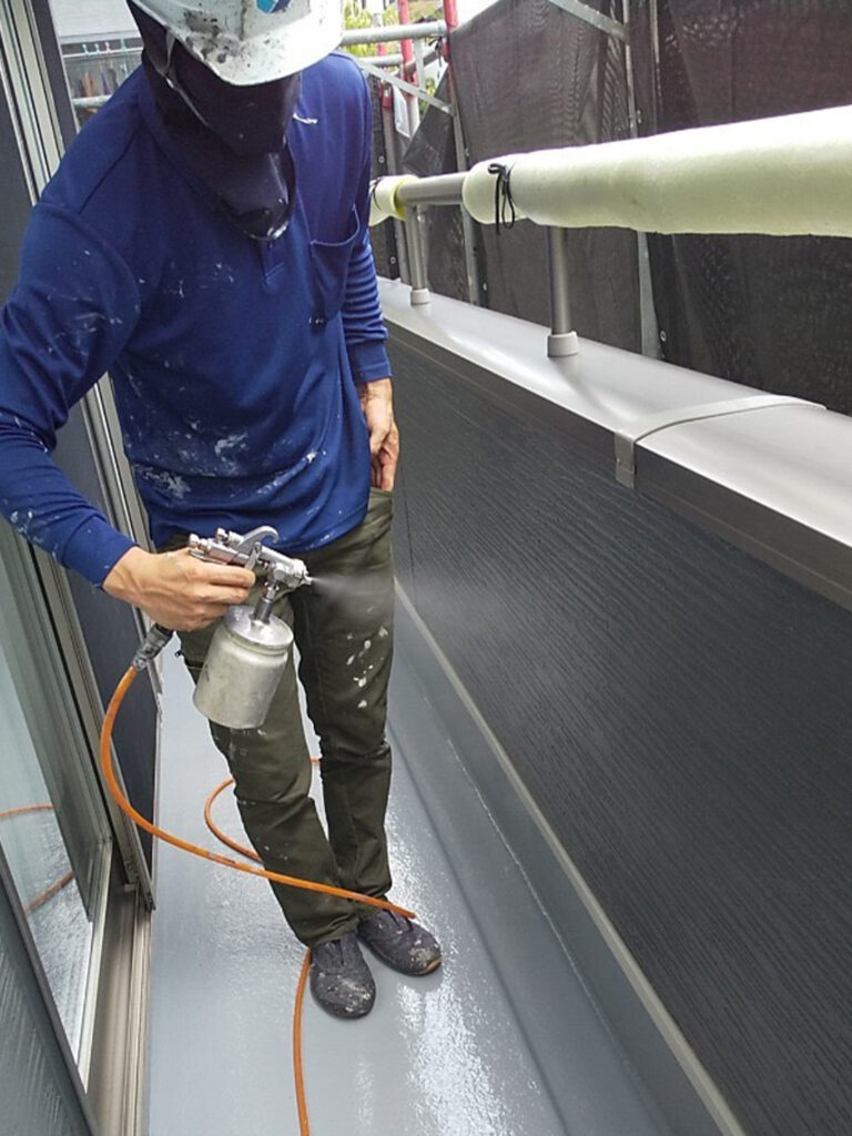 福岡県太宰府市 J様邸【住宅塗装】作業工程:光触媒コーティング 写真9