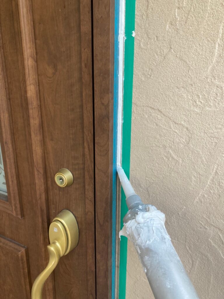 福岡県小郡市 I様邸【住宅塗装】作業工程:コーキング工事 写真18