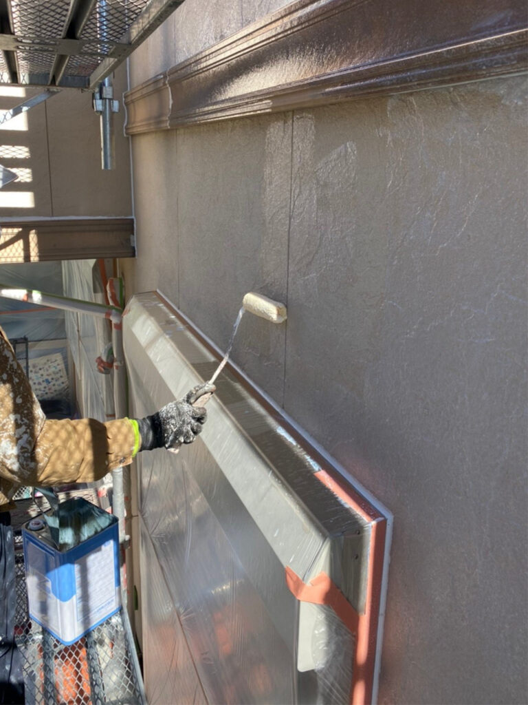 福岡県小郡市 I様邸【住宅塗装】作業工程:外壁塗装 写真4