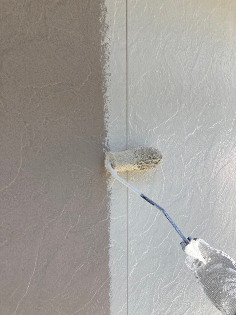 福岡県小郡市 I様邸【住宅塗装】作業工程:外壁塗装 写真6