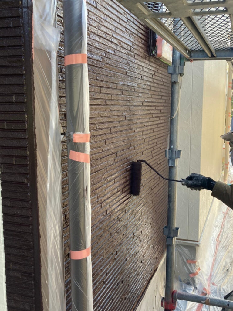 福岡県小郡市 I様邸【住宅塗装】作業工程:外壁塗装 写真19