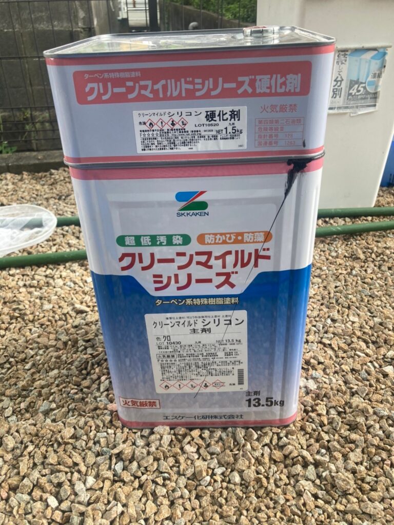 福岡県小郡市 I様邸【住宅塗装】作業工程:付帯塗装 写真1