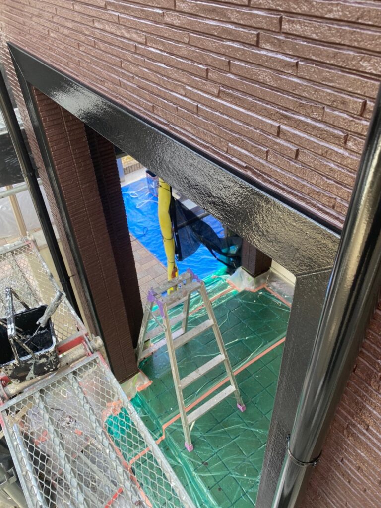 福岡県小郡市 I様邸【住宅塗装】作業工程:付帯塗装 写真15