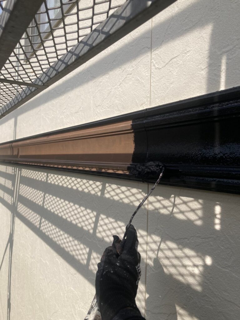 福岡県小郡市 I様邸【住宅塗装】作業工程:付帯塗装 写真7