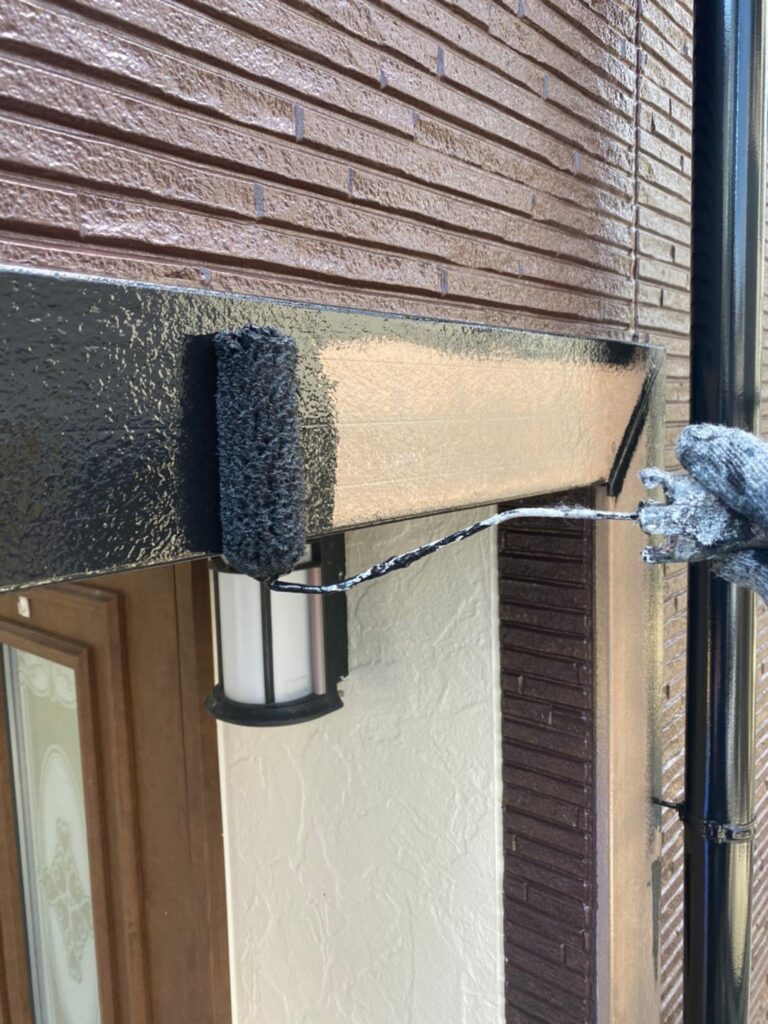 福岡県小郡市 I様邸【住宅塗装】作業工程:付帯塗装 写真8