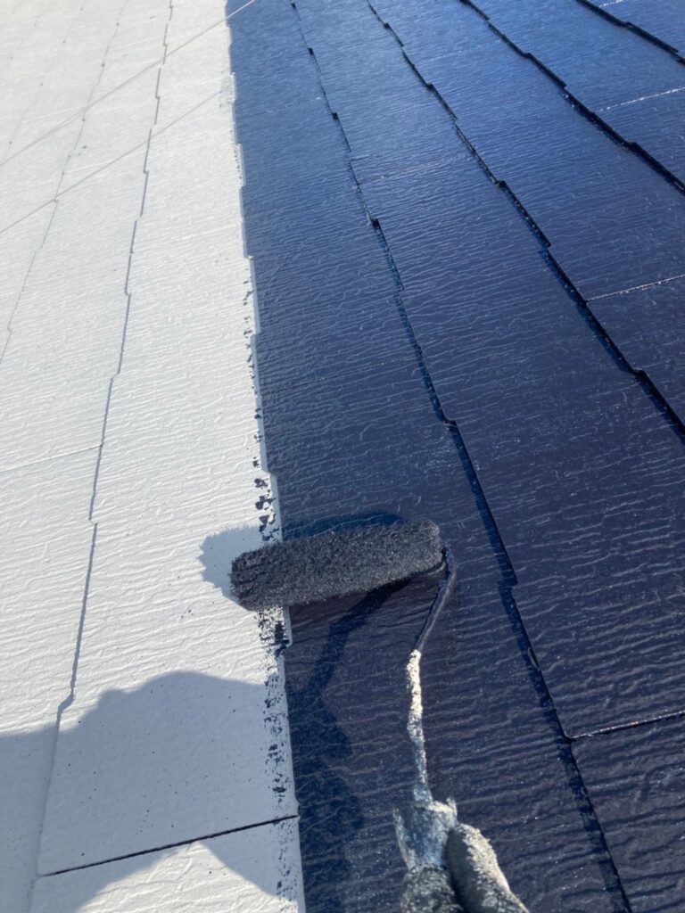 福岡県小郡市 I様邸【住宅塗装】作業工程:屋根塗装 写真9