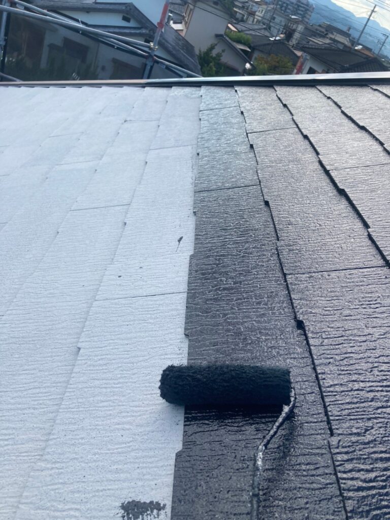 福岡県小郡市 I様邸【住宅塗装】作業工程:屋根塗装 写真10