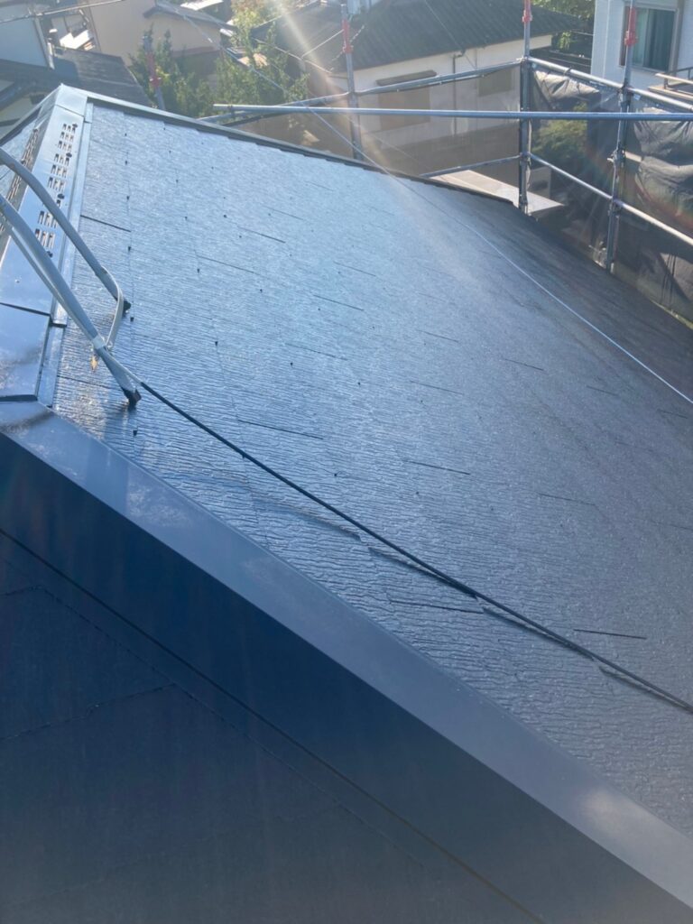 福岡県小郡市 I様邸【住宅塗装】作業工程:屋根塗装 写真11