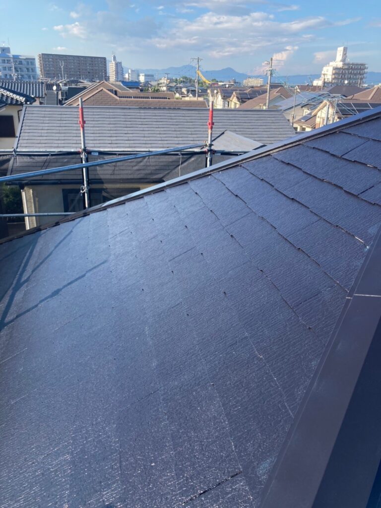 福岡県小郡市 I様邸【住宅塗装】作業工程:屋根塗装 写真12