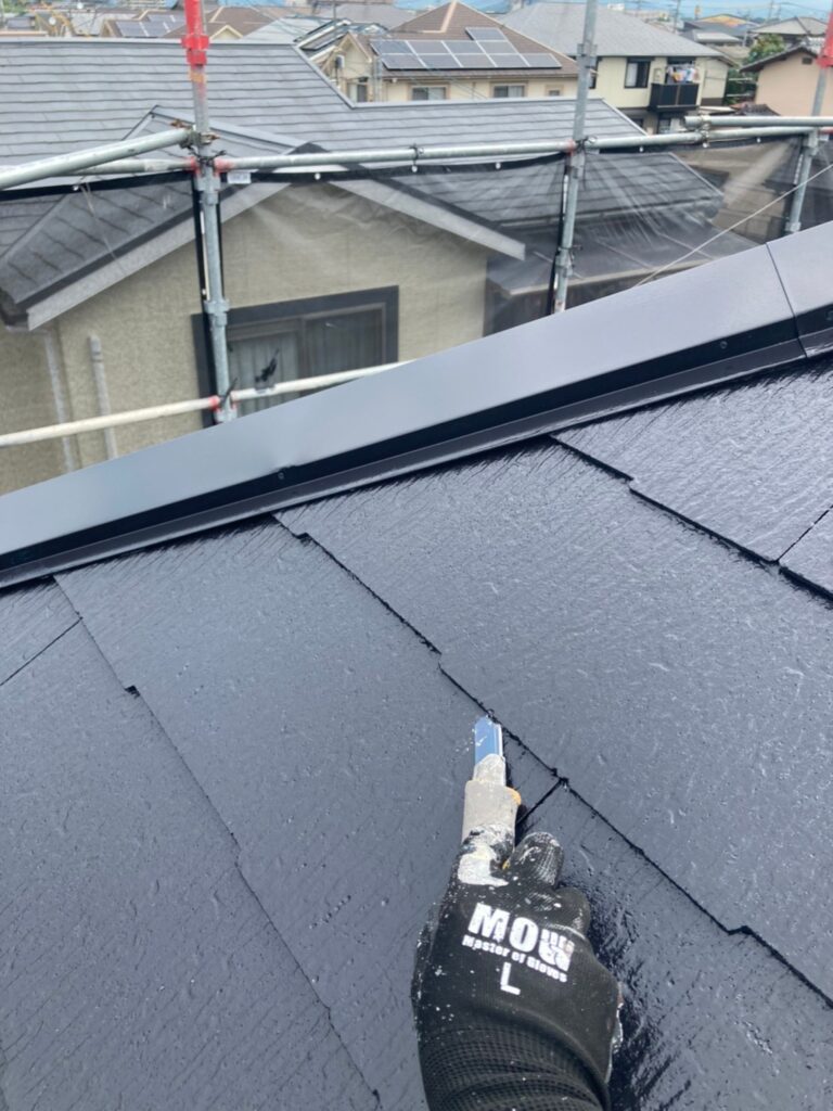 福岡県小郡市 I様邸【住宅塗装】作業工程:屋根塗装 写真15