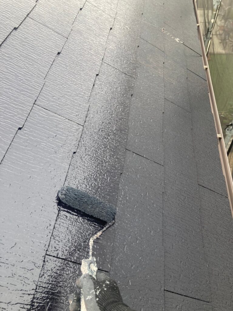 福岡県小郡市 I様邸【住宅塗装】作業工程:屋根塗装 写真18