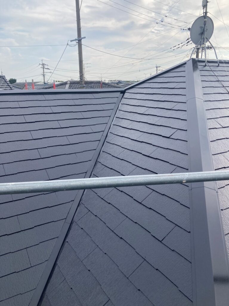 福岡県小郡市 I様邸【住宅塗装】作業工程:屋根塗装 写真21