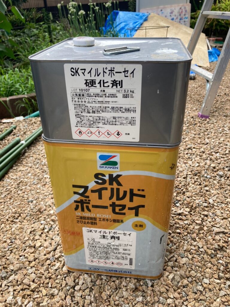 福岡県小郡市 I様邸【住宅塗装】作業工程:折板屋根塗装 写真1