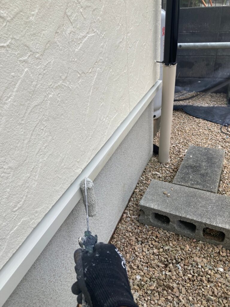 福岡県小郡市 I様邸【住宅塗装】作業工程:付帯塗装 写真5