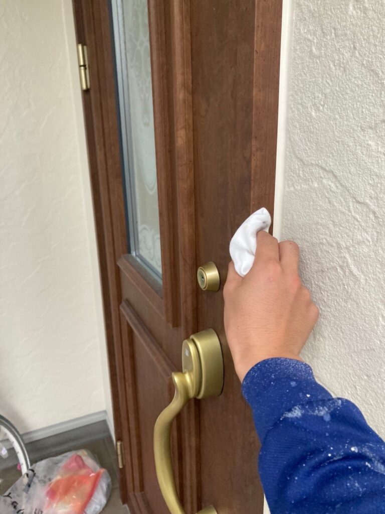 福岡県小郡市 I様邸【住宅塗装】作業工程:タッチアップ 写真5