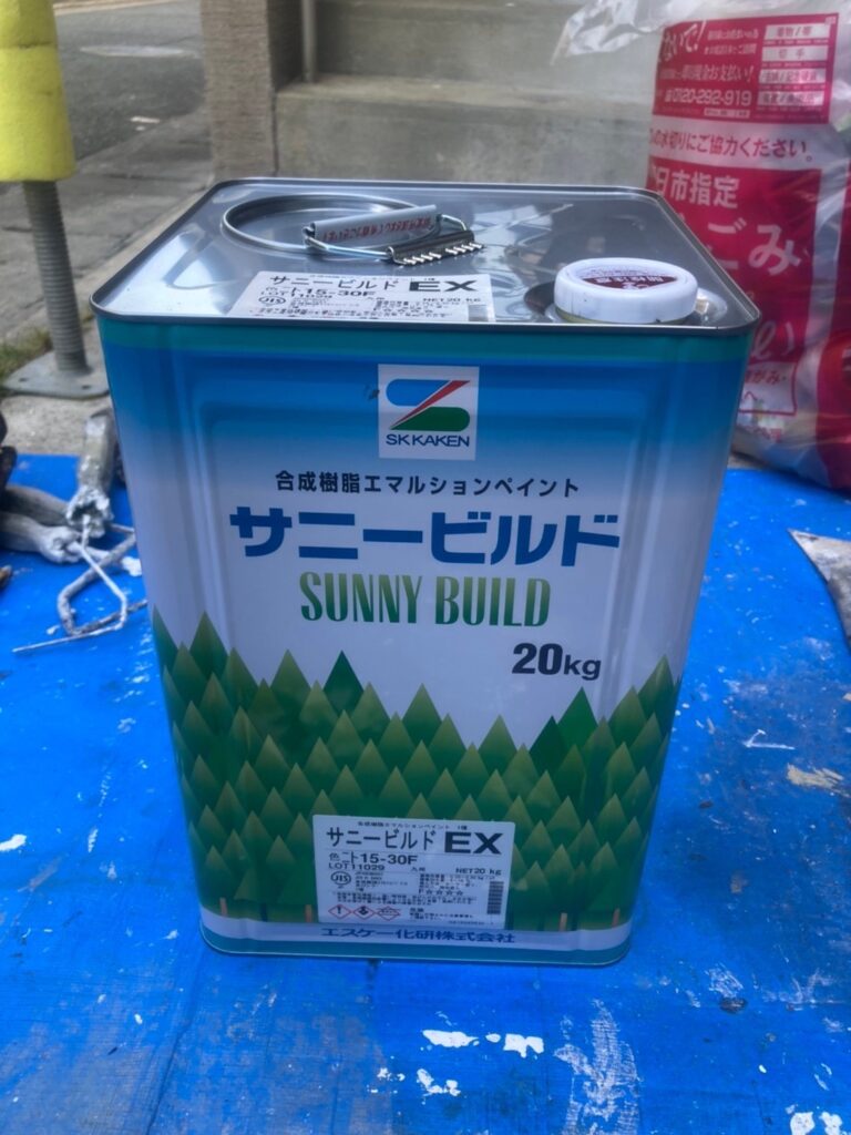 福岡県福岡市 N様邸【住宅塗装】作業工程:軒天塗装 写真1