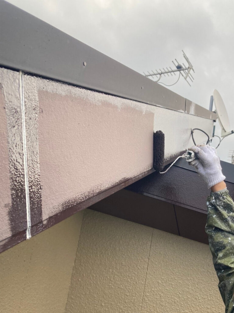 福岡県福岡市 N様邸【住宅塗装】作業工程:付帯塗装 写真2