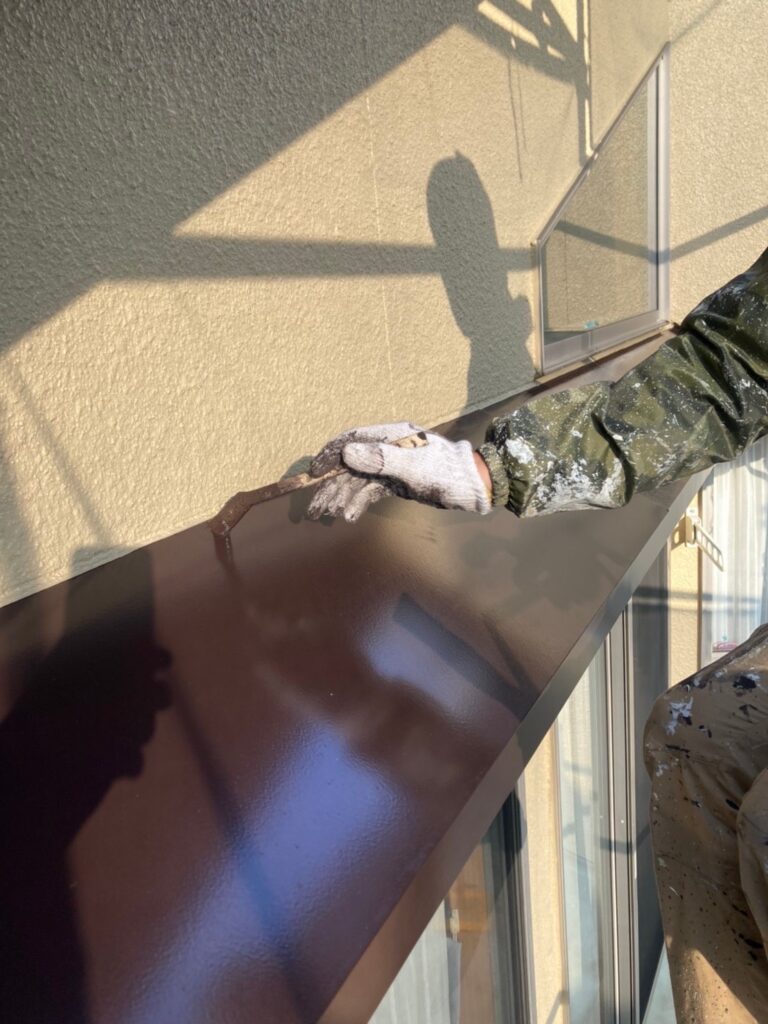 福岡県福岡市 N様邸【住宅塗装】作業工程:付帯塗装 写真3