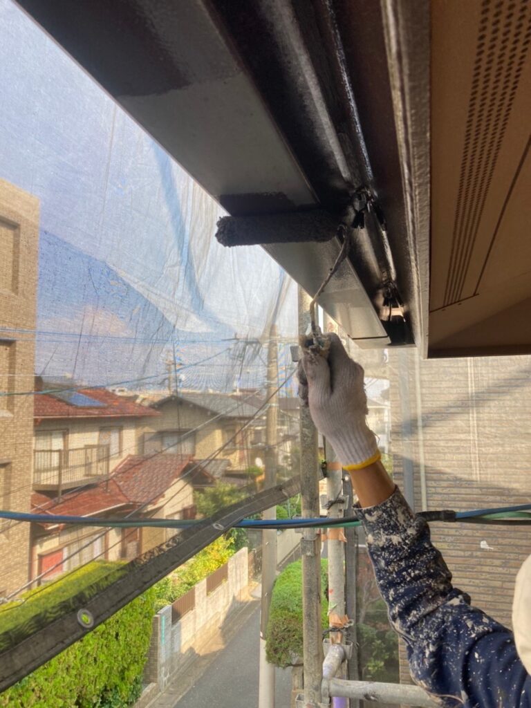 福岡県福岡市 N様邸【住宅塗装】作業工程:付帯塗装 写真5