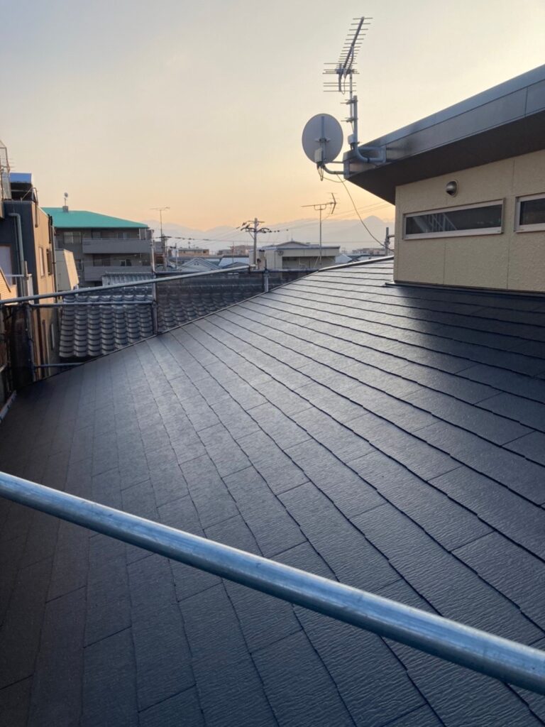 福岡県福岡市 N様邸【住宅塗装】作業工程:屋根塗装 写真11