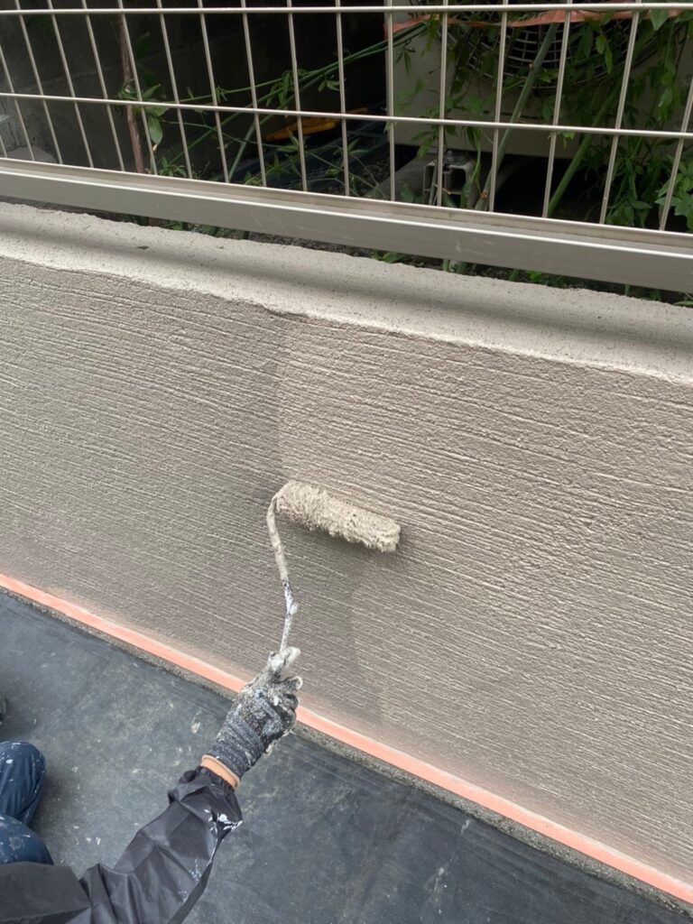 福岡県福岡市 N様邸【住宅塗装】作業工程:塀塗装 写真8