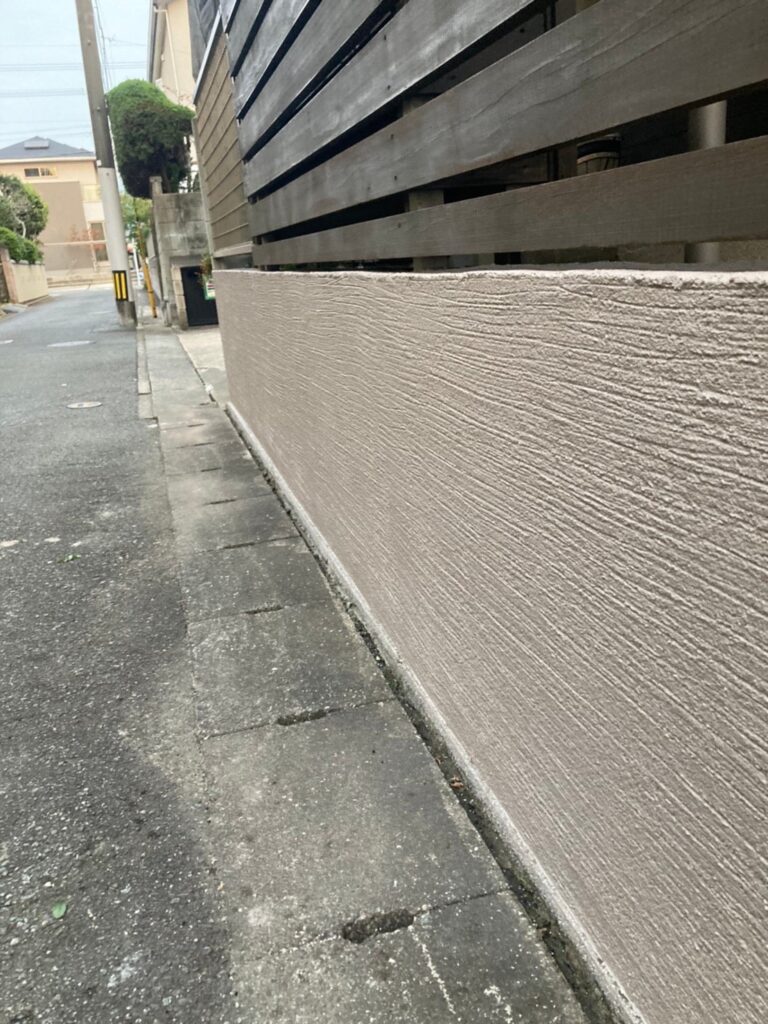 福岡県福岡市 N様邸【住宅塗装】作業工程:塀塗装 写真9