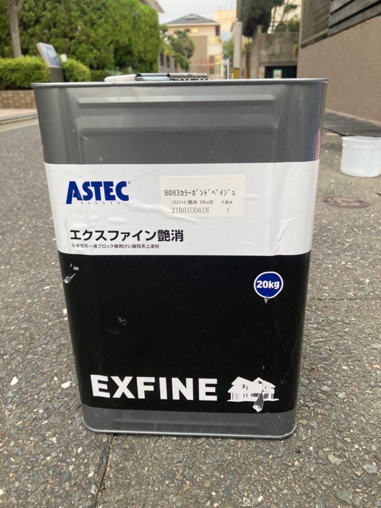 福岡県福岡市 N様邸【住宅塗装】作業工程:塀塗装 写真5