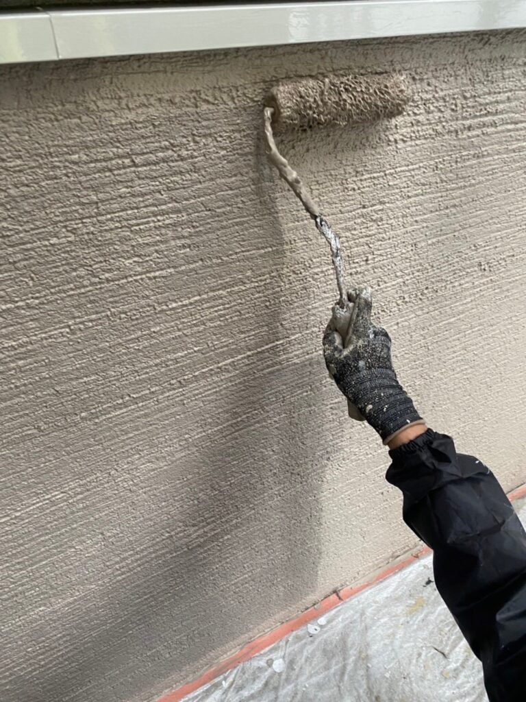 福岡県福岡市 N様邸【住宅塗装】作業工程:塀塗装 写真7